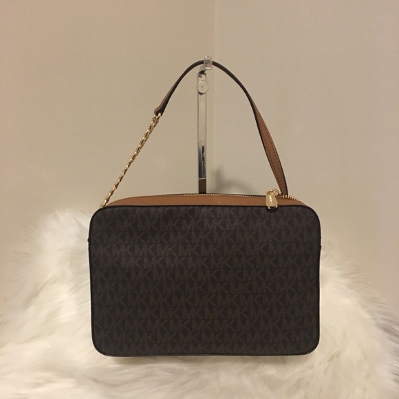 Michael Kors brown east west crossbody jet set - Picture 7 of 8